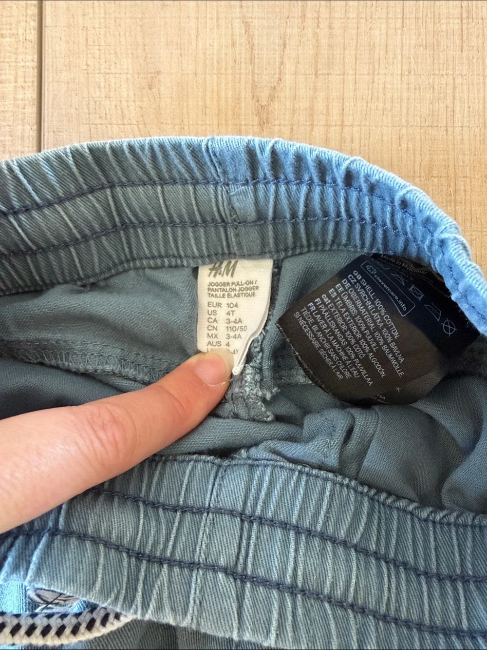H&M Kids Joggers Set in Blue and Light Teal